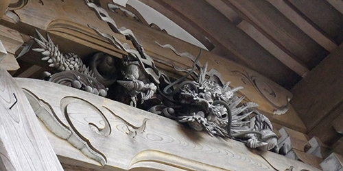 井波彫刻の龍