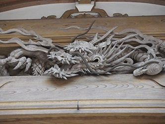 井波彫刻の龍